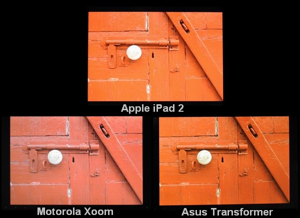Color differences between the Tablets
