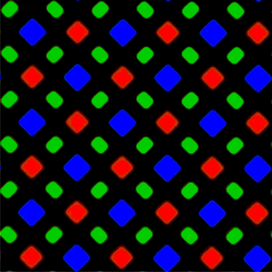 Diamond Sub-Pixels